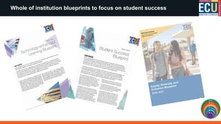 Whole of institution blueprints to focus on student success
 