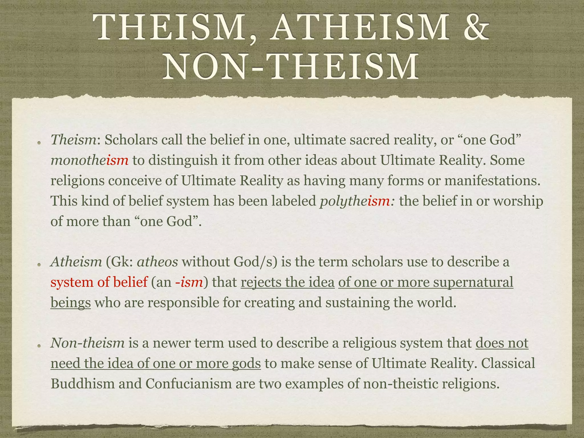 Understanding Religion | PPT