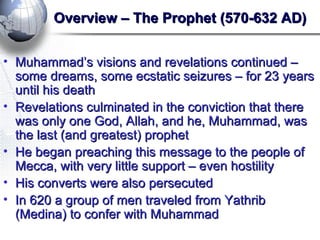 Muhammad's Vision World religions islam | PPT