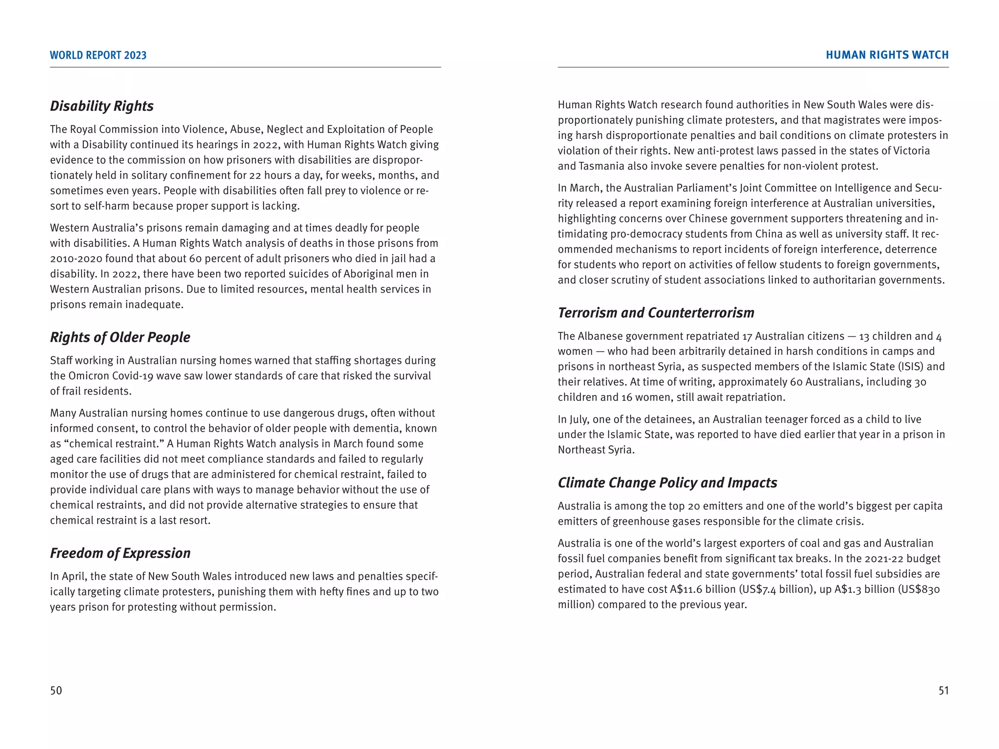 Human Rights Watch: World Report 2023 | PDF