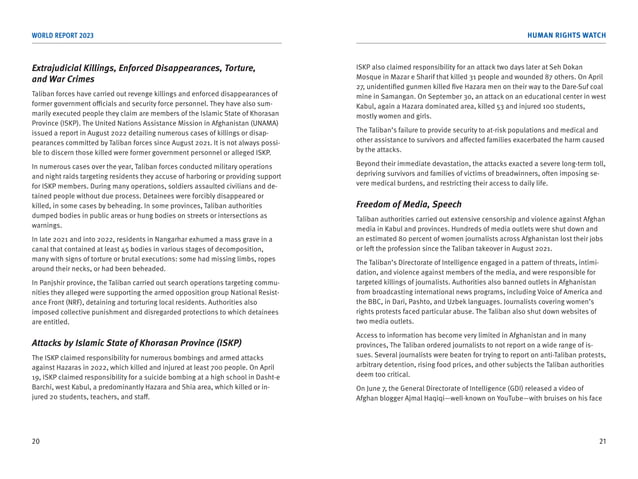 Human Rights Watch: World Report 2023 | PDF | War and Conflicts
