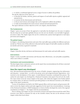 World report traffic prevention | PDF