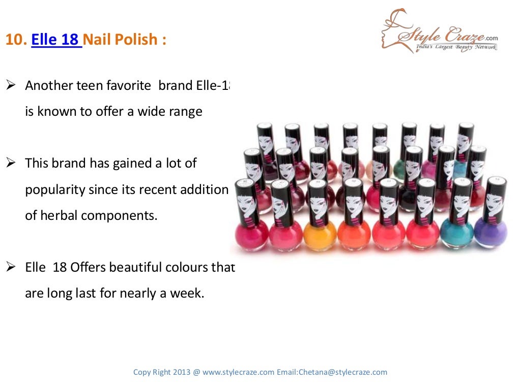 Worlds 10 Best Nail Polish Brands