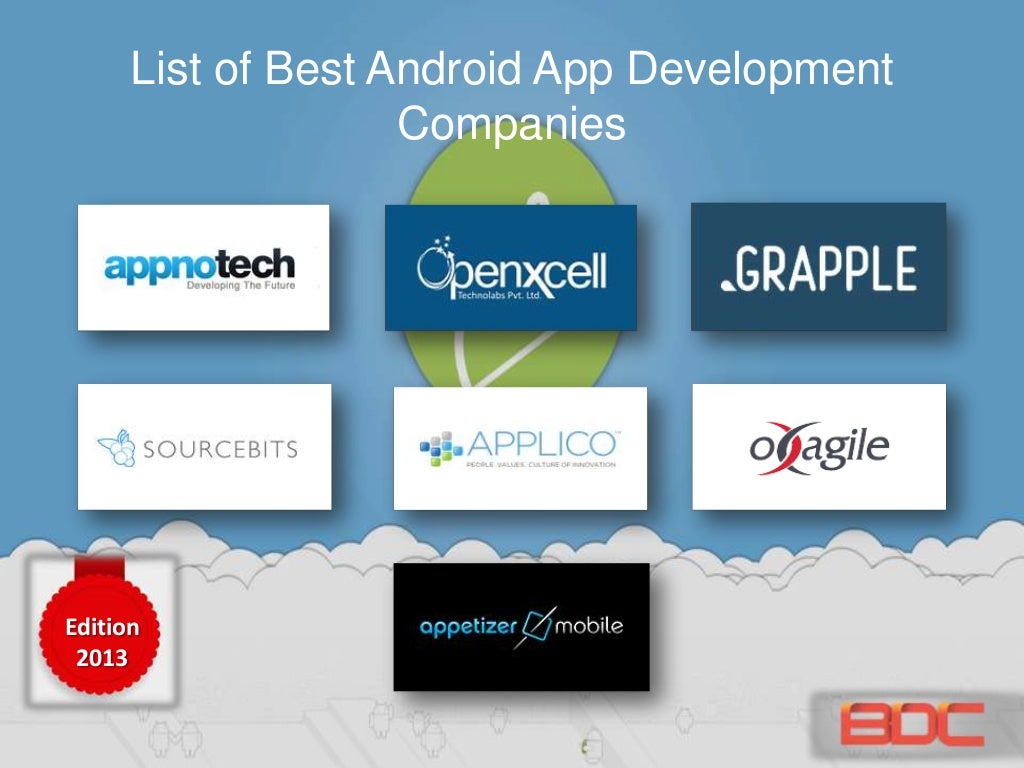 Top Android Application Development Companies 2013