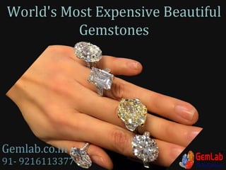 World's Most Expensive Beautiful Gemstone 