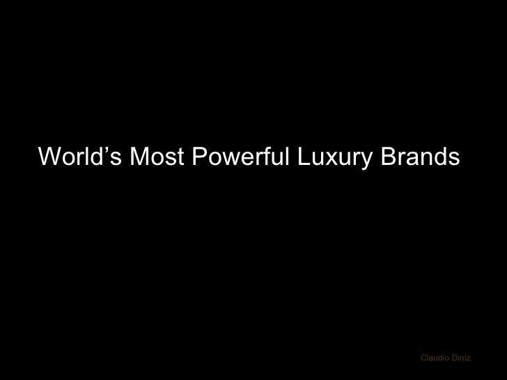 World's Most Powerful Luxury Brands IUCN Water