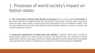 World Society and the Nation State - John W. Meyer | PPTX