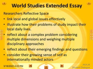 World studies extended essay introduction 2 | PPTX | Educational ...