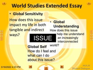 World studies extended essay introduction 2 | PPTX | Educational ...