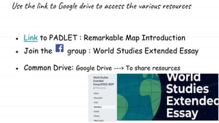 World studies extended essay (wsee) | PPTX