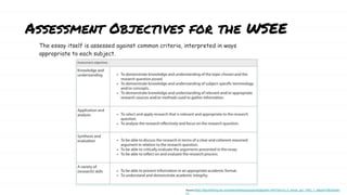 World studies extended essay (wsee) | PPTX