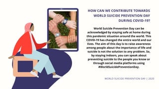 World suicide prevention day 2020 | PPTX
