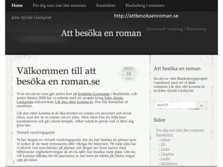 http://attbesokaenroman.se