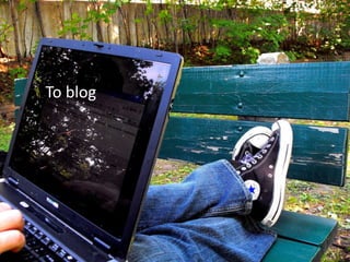 To blogBloging FUTAB by meddygarnet CC (by)