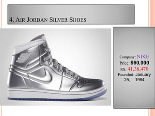 costly footwear brands