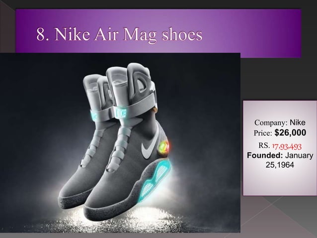 costly footwear