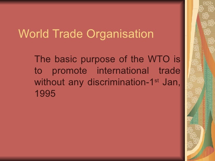 World Trade Organisation