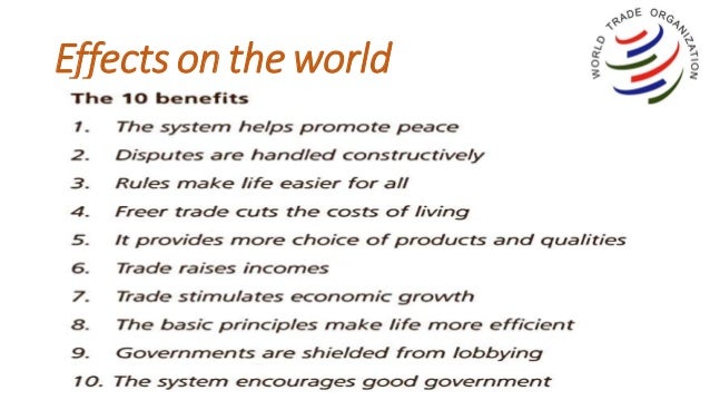 evaluation of wto Set up as gatt (general agreement on trade tariffs) promotes free trade and multilateral negotiation every state must reduce trade barriers to those of their best. evaluation of wto Set up as gatt (general agreement on trade tariffs) promotes free trade and multilateral negotiation every state must reduce trade barriers to those of their best.