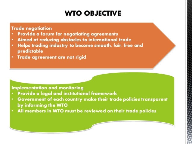 Rule based trading system wto