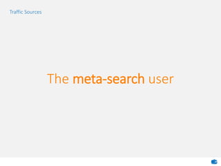 Traffic Sources
The meta-search user
 