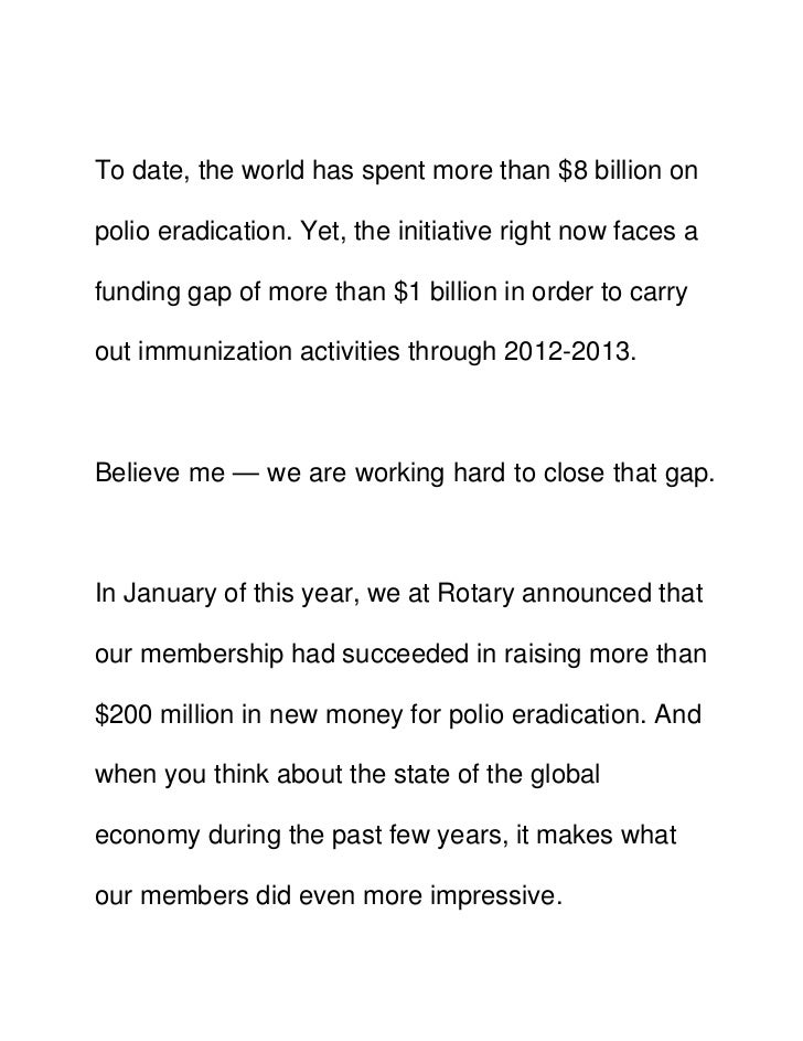 Informative speech image