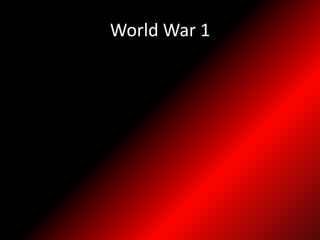 World War 1 