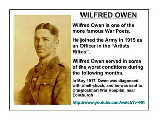 World war 1_-_intro_for_war_poetry_(owen's_dulce)[1] | PPT
