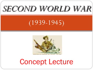 (1939-1945) Concept Lecture SECOND WORLD WAR 