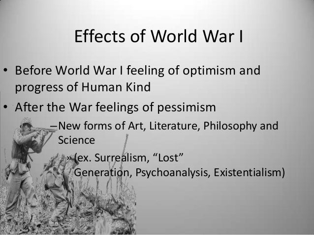 Impacts Of Ww1