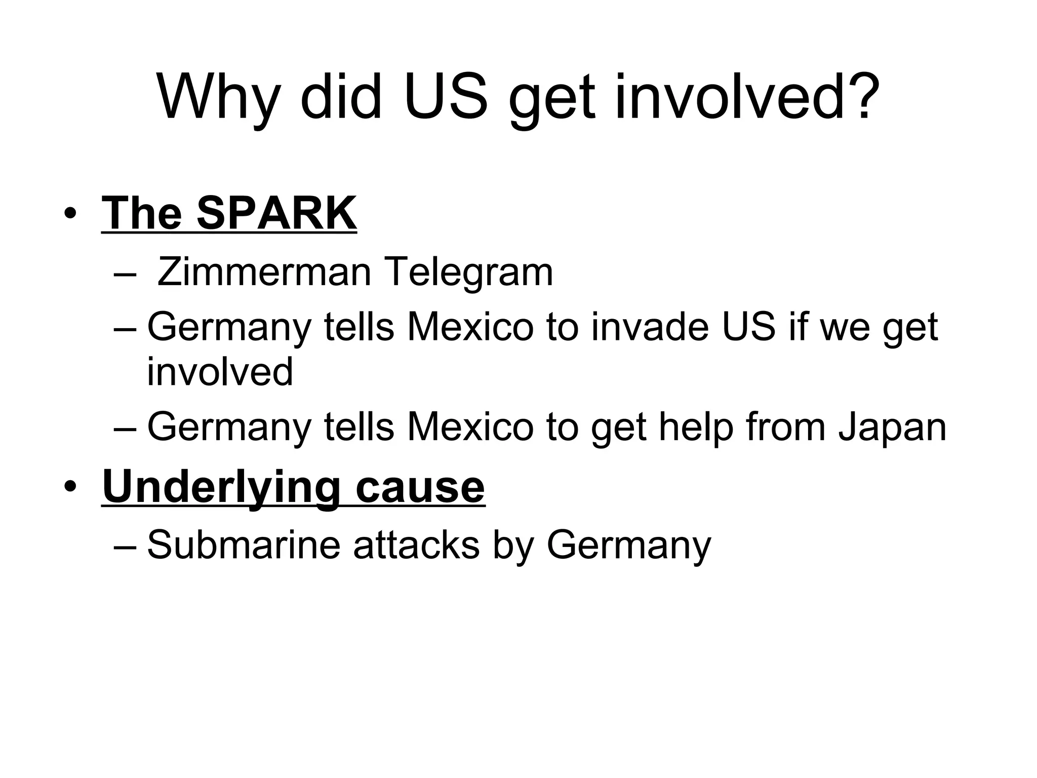 World war 1 test review ppt