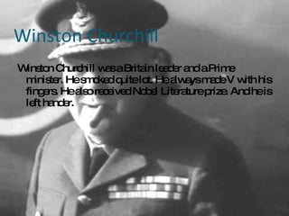 Winston Churchill ,[object Object]