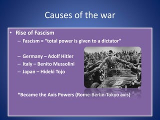 World war 2 PPT (Complete information) | PPTX