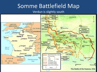 Somme Battlefield Map 
Verdun is slightly south 
 