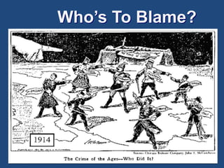 Who’s To Blame? 
 