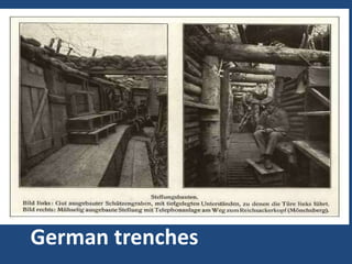 German trenches 
 