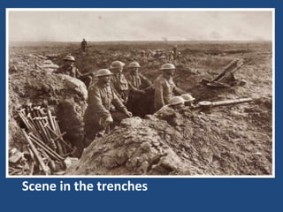 Scene in the trenches 
 