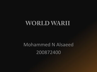 Mohammed N Alsaeed
200872400

 