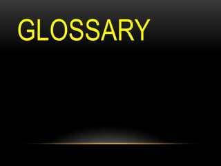 GLOSSARY

 