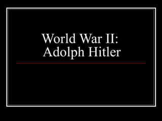 World War II- The Holocaust | PPT