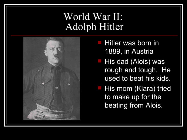 World War II- The Holocaust | PPT
