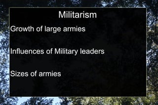 Exploring Causes of the War Assassination of heir to Austrian throne. 