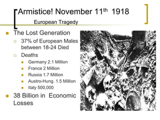 World War One Lecture PP