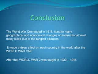 World War One PPTX world-war-one-pptx