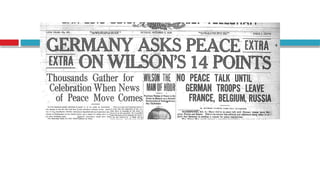 On November 7, Hindenburg contacted the Allied Supreme
Commander, Ferdinand Foch, to open armistice negotiations
 