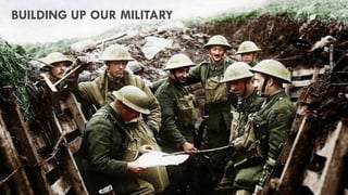 BUILDING UP OUR MILITARY
 
