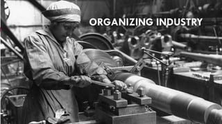 ORGANIZING INDUSTRY
 