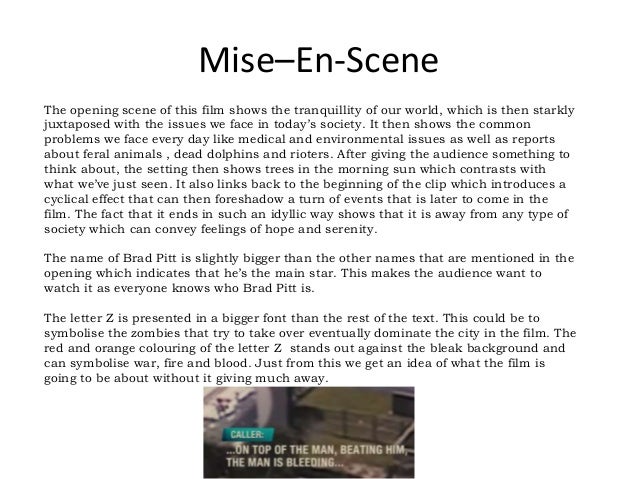 World War Z Analysis