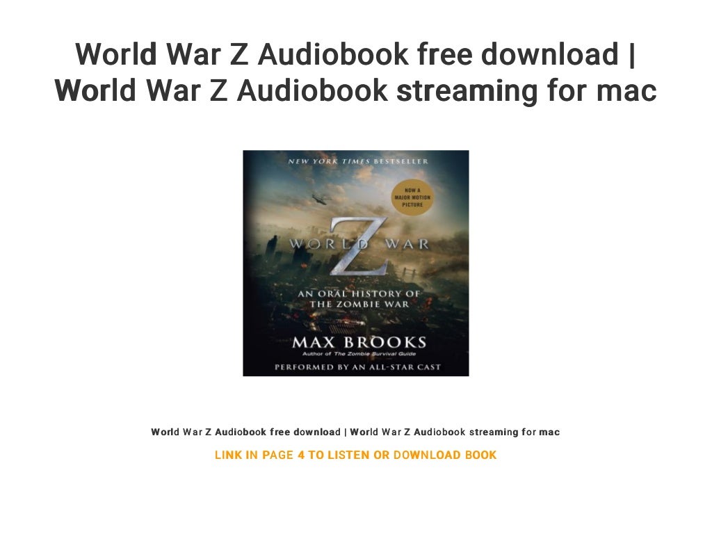 world war z audiobook free download