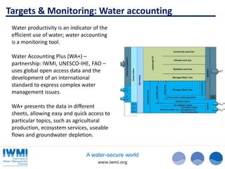 Water and the Sustainable Development Goals (SDGs) | PPTX