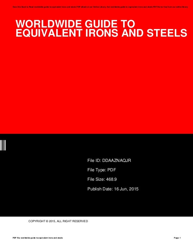 Worldwide guidetoequivalentironsandsteels